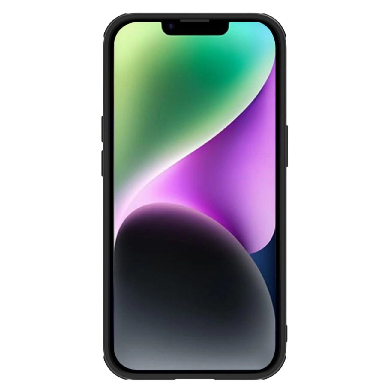 Nillkin Textured S Case for iPhone 14, armored cover with camera cover, black_3