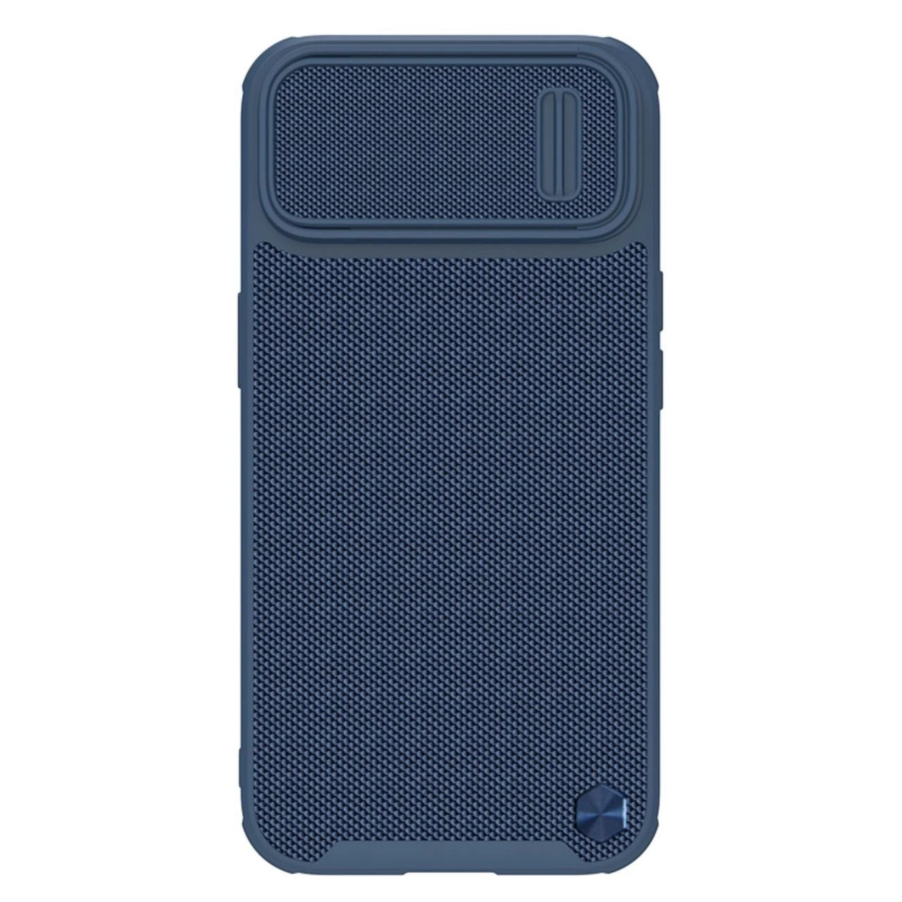 Nillkin Textured S Case for iPhone 14, armored cover with camera cover, blue_0