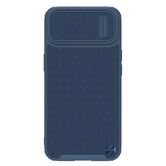 Nillkin Textured S Case for iPhone 14, armored cover with camera cover, blue_0