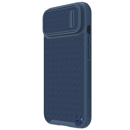 Nillkin Textured S Case for iPhone 14, armored cover with camera cover, blue_1