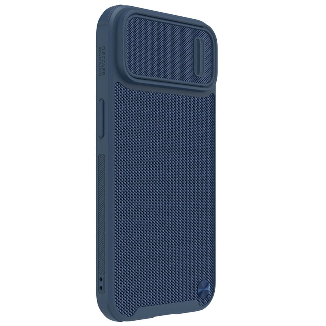 Nillkin Textured S Case for iPhone 14, armored cover with camera cover, blue_2