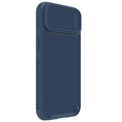 Nillkin Textured S Case for iPhone 14, armored cover with camera cover, blue_2