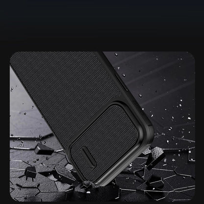 Nillkin Textured S Case iPhone 14 Pro armored cover with camera cover, black_7