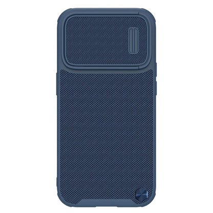 Nillkin Textured S Case for iPhone 14 Pro, armored cover with camera cover, blue_0