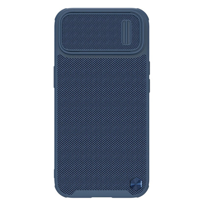 Nillkin Textured S Case for iPhone 14 Plus, armored cover with camera cover, blue_0