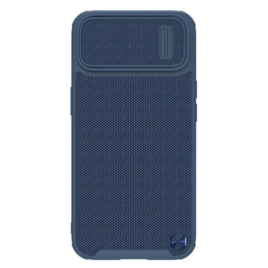 Nillkin Textured S Case for iPhone 14 Plus, armored cover with camera cover, blue_0