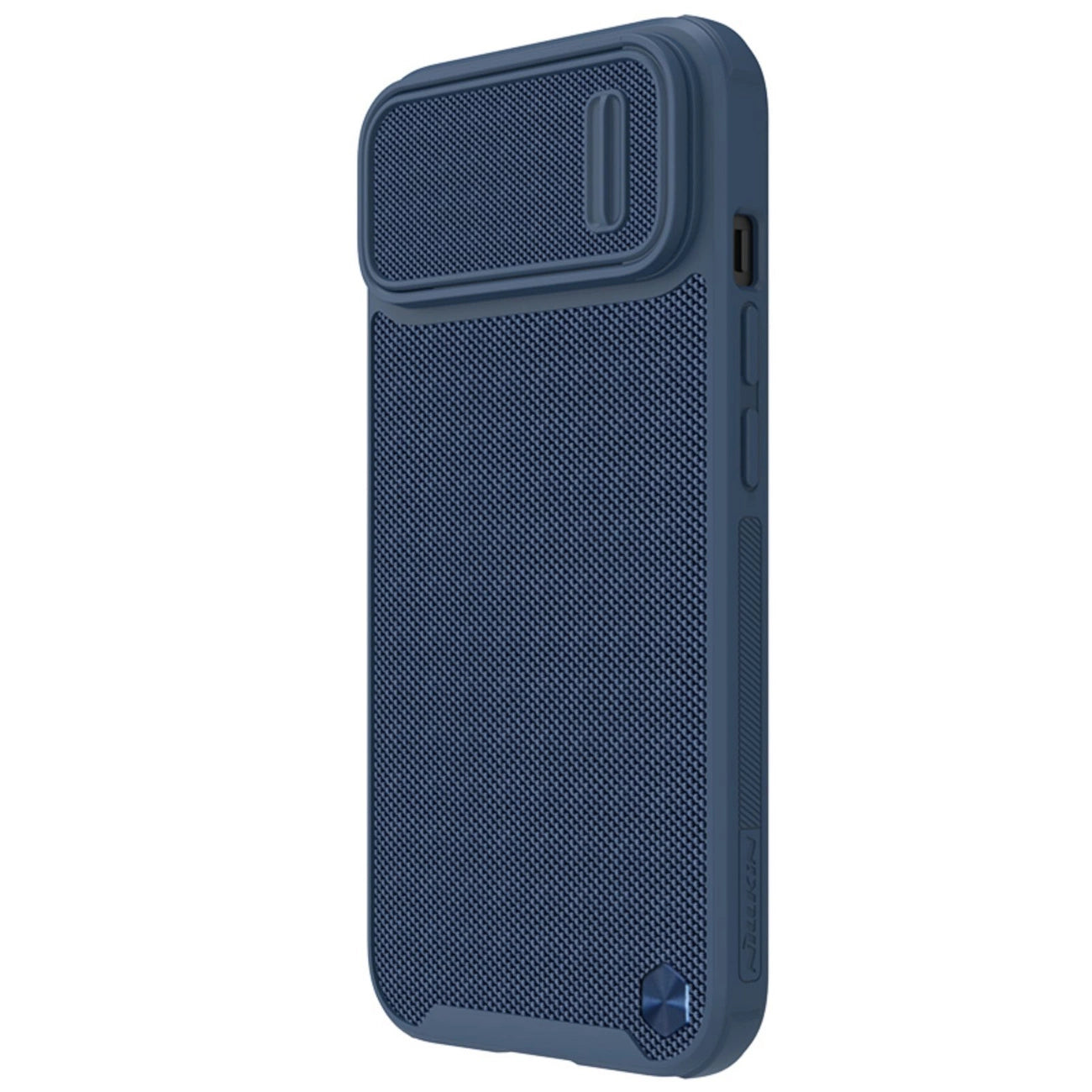 Nillkin Textured S Case for iPhone 14 Plus, armored cover with camera cover, blue_1