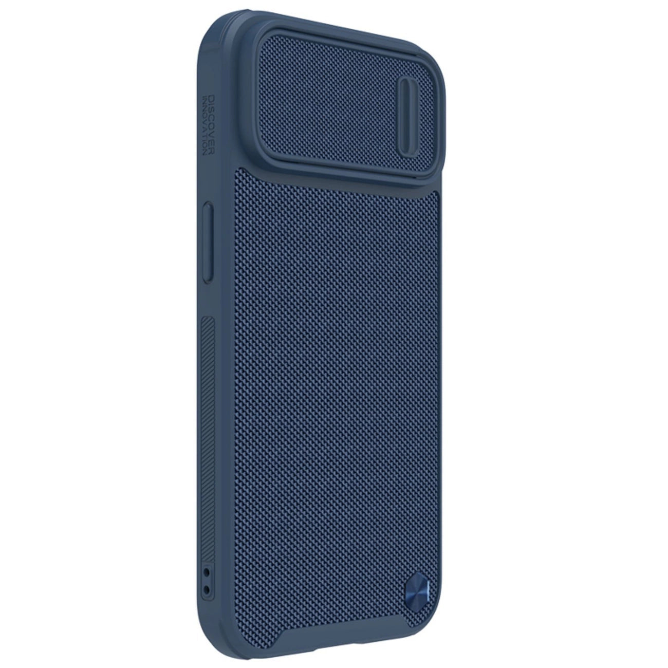 Nillkin Textured S Case for iPhone 14 Plus, armored cover with camera cover, blue_2