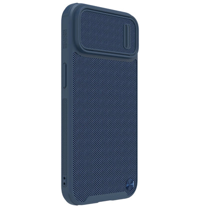 Nillkin Textured S Case for iPhone 14 Plus, armored cover with camera cover, blue_2