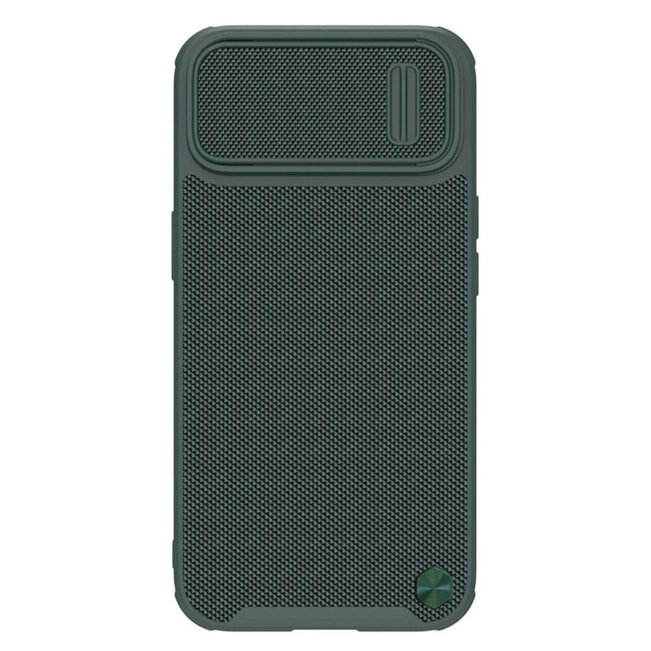 Nillkin Textured S Case iPhone 14 Plus armored cover with camera cover green_0