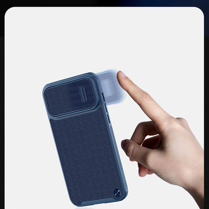 Nillkin Textured S Case iPhone 14 Plus armored cover with camera cover green_11
