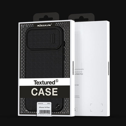 Nillkin Textured S Case iPhone 14 Plus armored cover with camera cover green_4