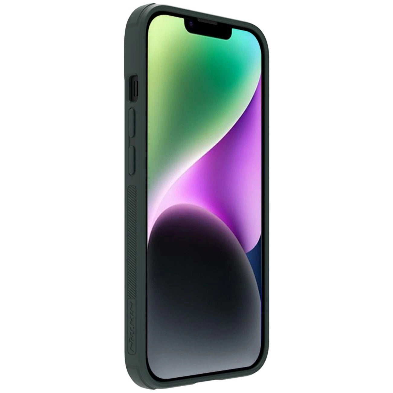 Nillkin Textured S Case iPhone 14 Plus armored cover with camera cover green_5