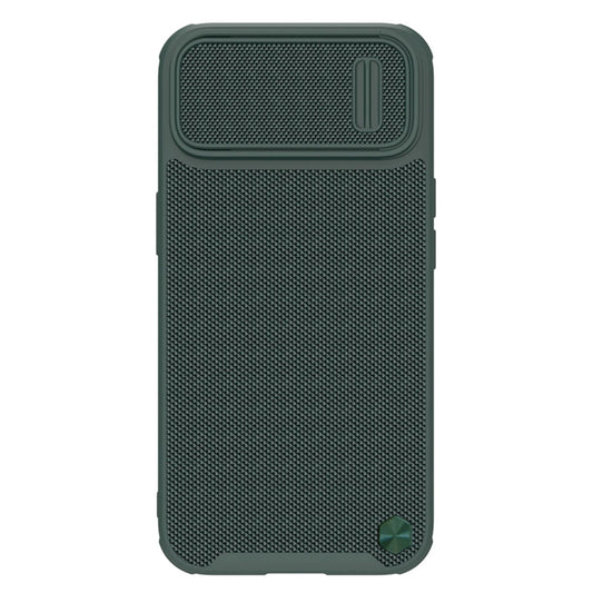 Nillkin Textured S Case iPhone 14 Pro Max armored cover with camera cover dark green_0