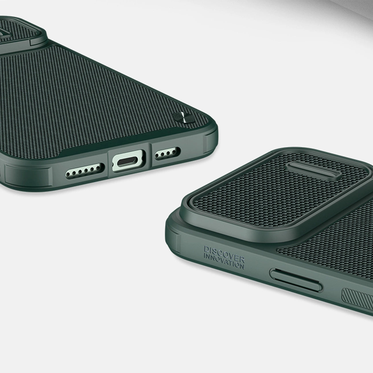 Nillkin Textured S Case iPhone 14 Pro Max armored cover with camera cover dark green_12