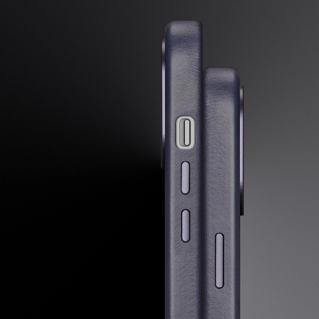 Dux Ducis Naples case for iPhone 14 Pro magnetic leather case MagSafe blue_8