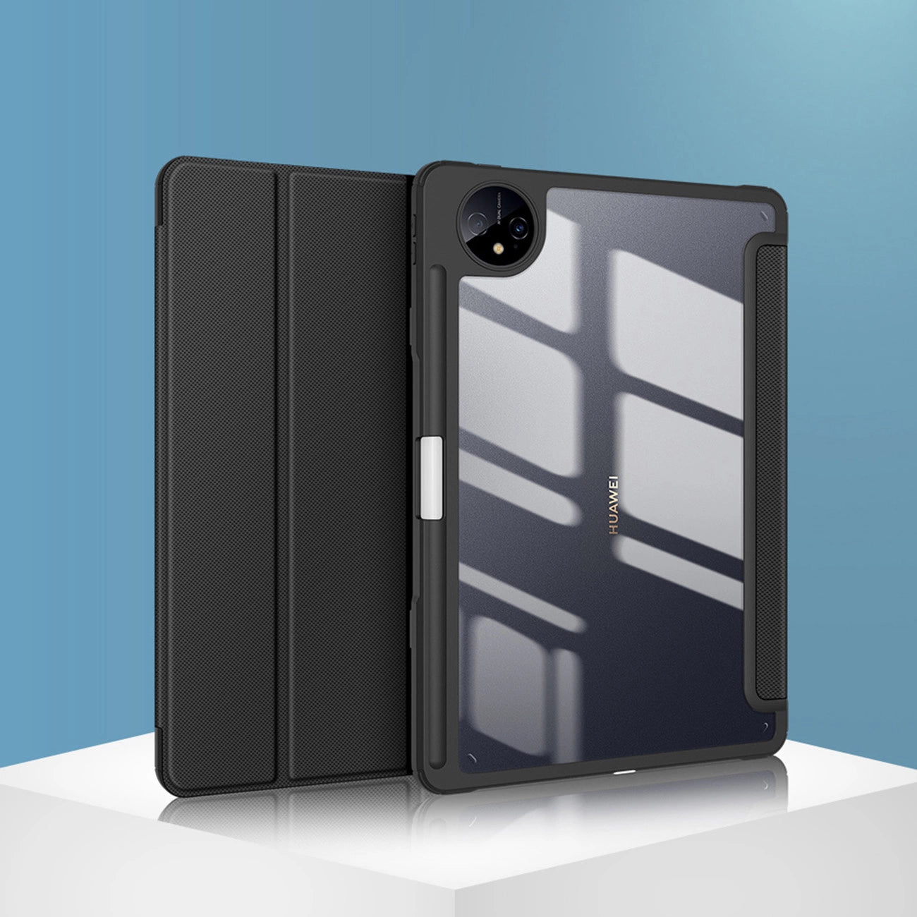 Dux Ducis Toby Case for Huawei MatePad Pro 11'' (2022) Cover with S Pen Pen Smart Cover Stand Black_19