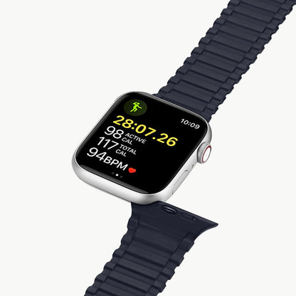 Dux Ducis Strap (Armor Version) Apple Watch SE strap, 9, 8, 7, 6, 5, 4, 3, 2, 1 (41, 40, 38 mm) silicone magnetic band bracelet blue_7