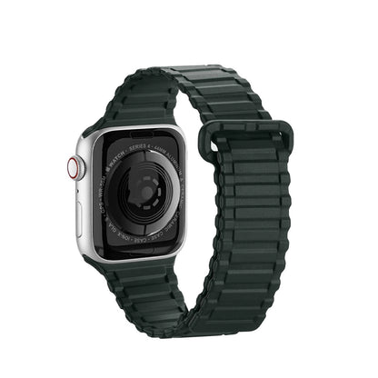 Dux Ducis Strap (Armor Version) strap Apple Watch Ultra, SE, 9, 8, 7, 6, 5, 4, 3, 2, 1 (49, 45, 44, 42 mm) silicone magnetic strap bracelet green_1