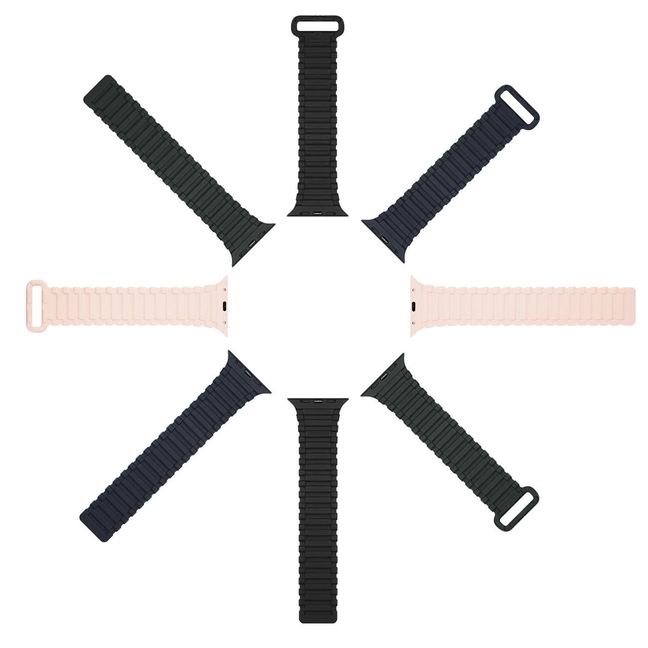 Dux Ducis Strap (Armor Version) strap Apple Watch Ultra, SE, 9, 8, 7, 6, 5, 4, 3, 2, 1 (49, 45, 44, 42 mm) silicone magnetic strap bracelet green_2