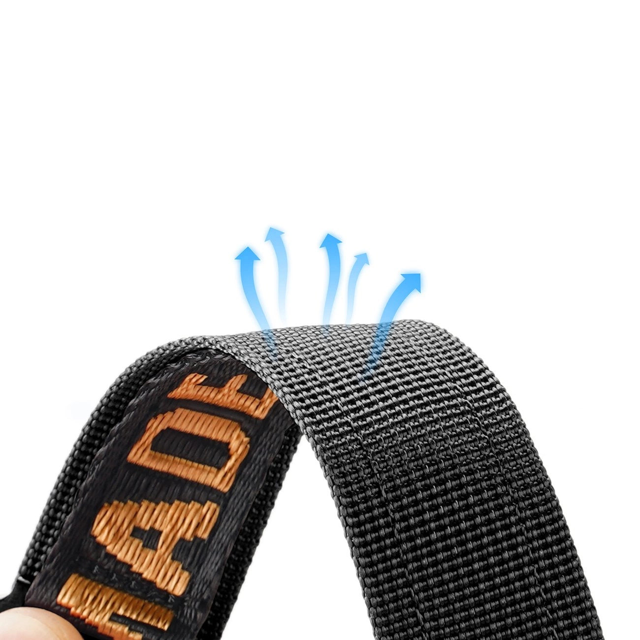 Dux Ducis Strap (Outdoor Version) Apple Watch Ultra Strap, SE, 9, 8, 7, 6, 5, 4, 3, 2, 1 (49, 45, 44, 42 mm) Nylon Band Bracelet Black and Orange_3