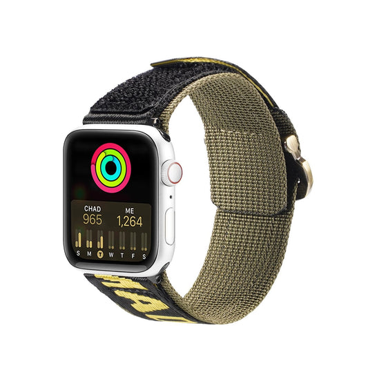 Dux Ducis Strap (Outdoor Version) Apple Watch Ultra strap, SE, 9, 8, 7, 6, 5, 4, 3, 2, 1 (49, 45, 44, 42 mm) nylon strap yellow bracelet_0