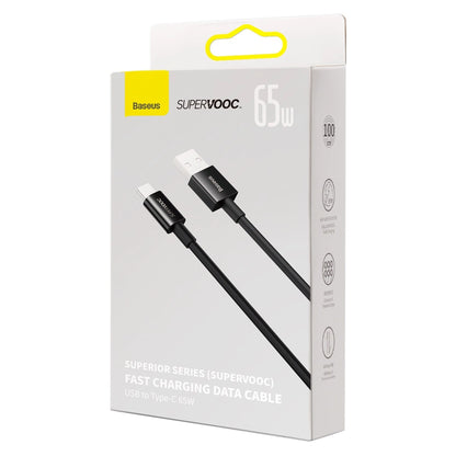 Baseus Superior Series SUPERVOOC USB-A to USB-C cable 65W 1m black_7