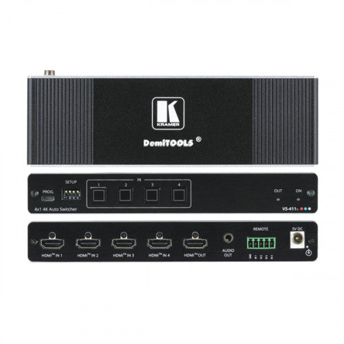 KRAMER SELECTOR VS-411X AUTOMÃTICO 4K HDR HDMI 4X1_0