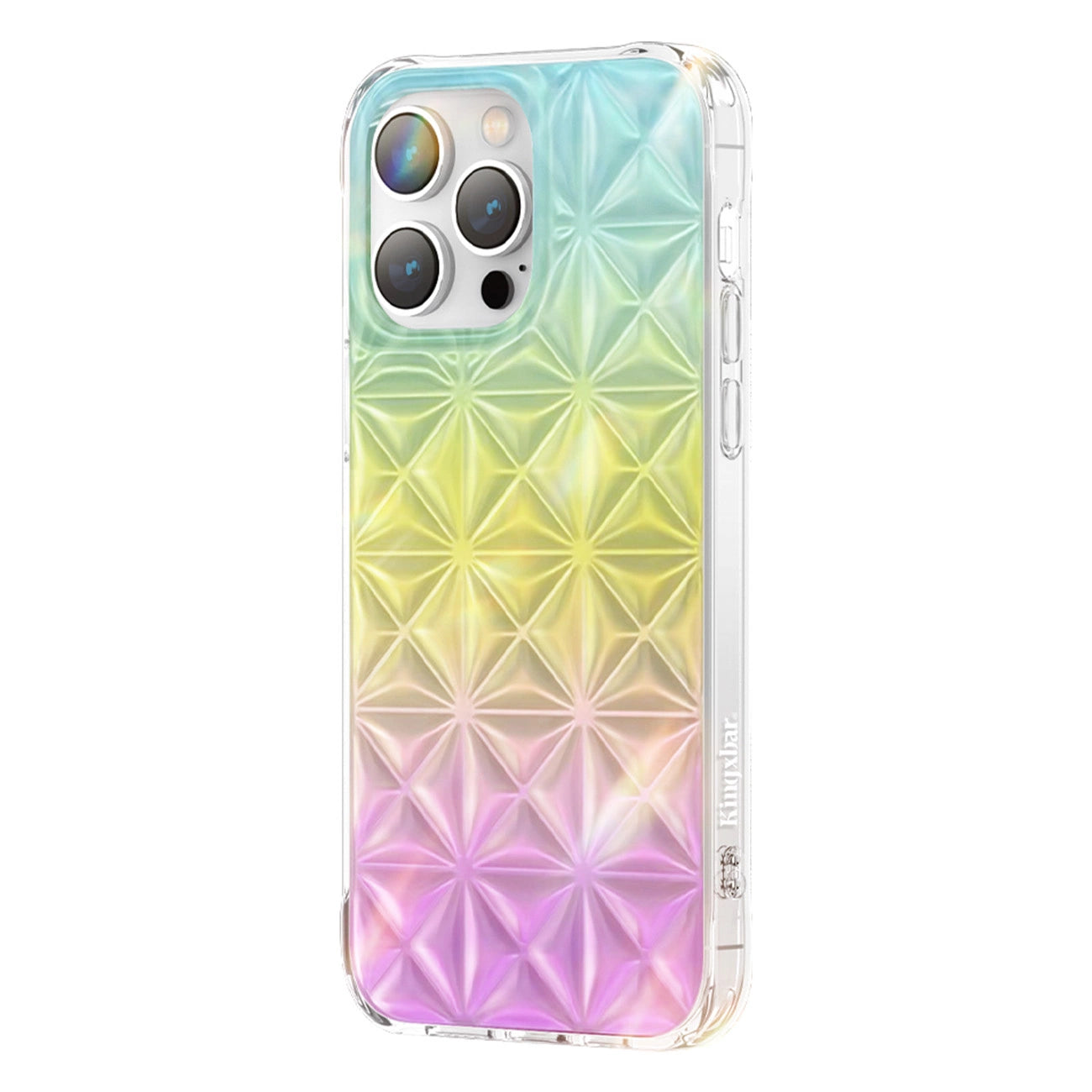 Kingxbar Miya Series case for iPhone 14 Pro cover back cover rainbow_0