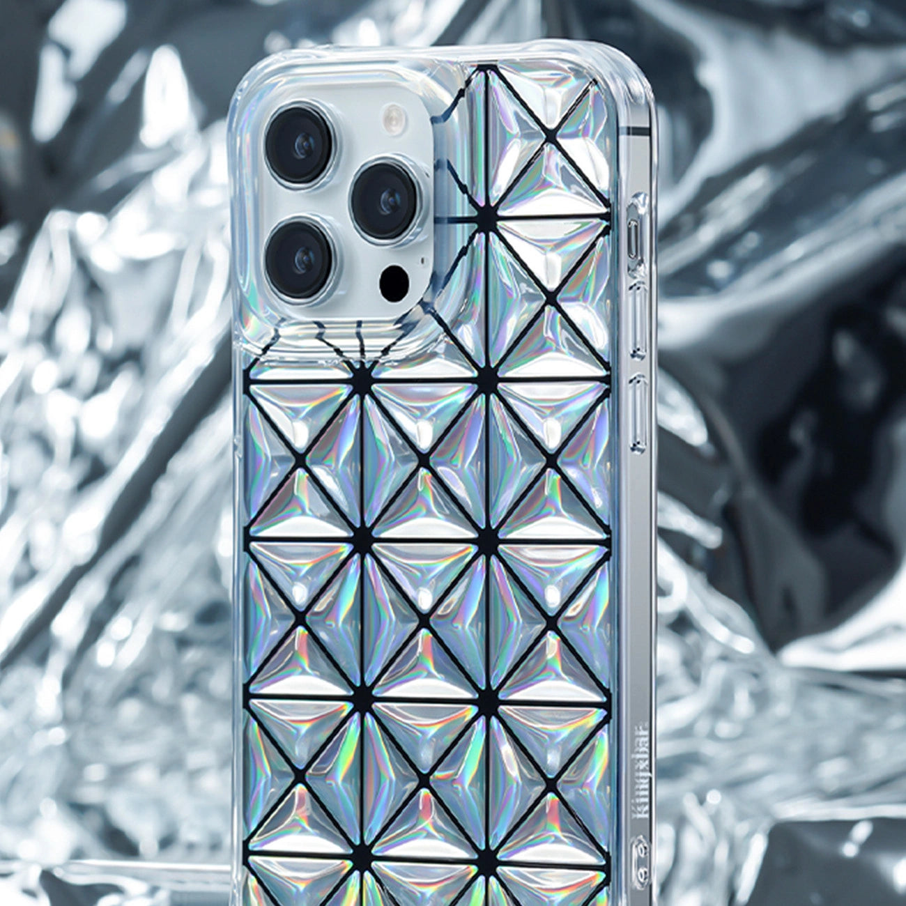 Kingxbar Miya Series case for iPhone 14 Pro cover back cover rainbow_2