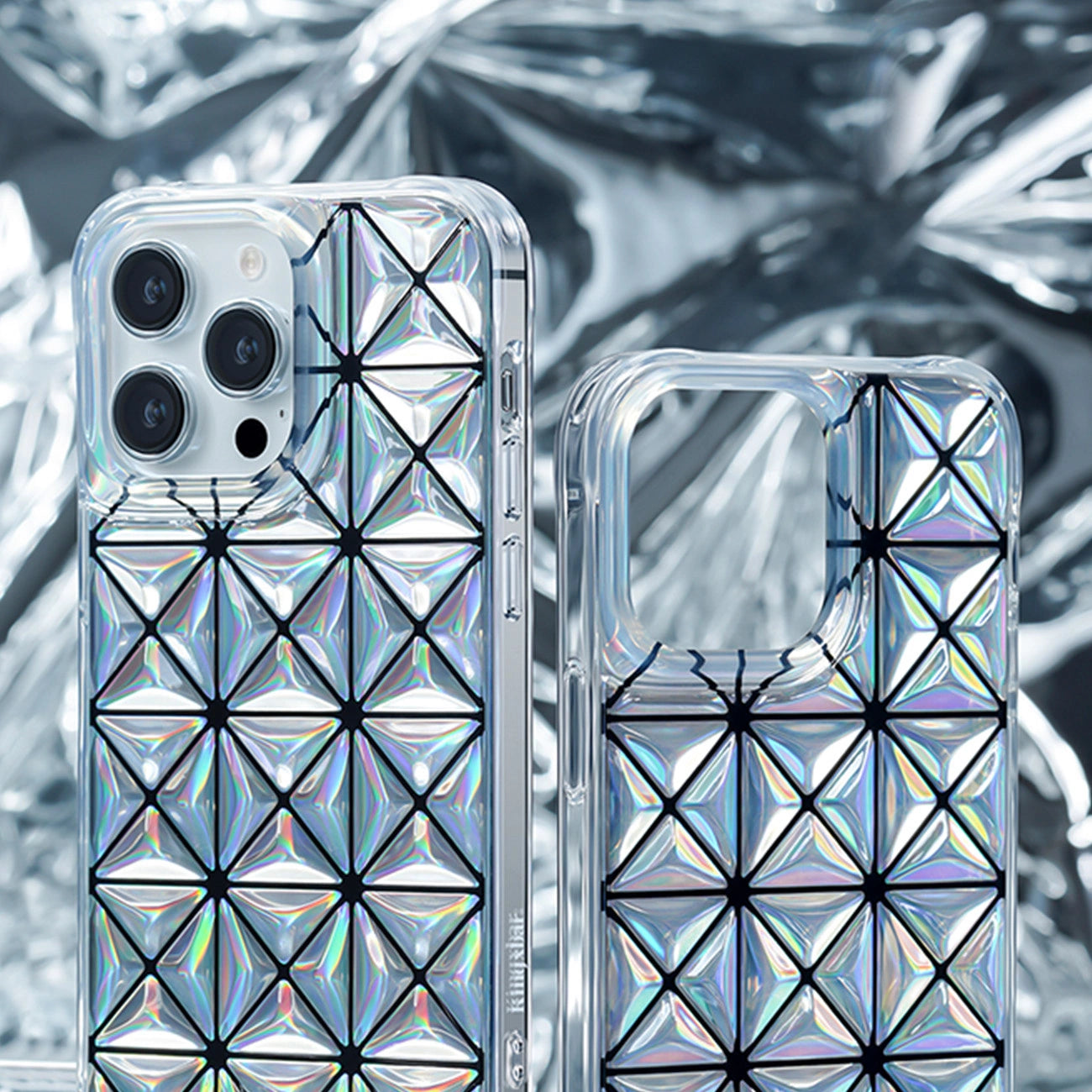 Kingxbar Miya Series case for iPhone 14 Pro cover back cover rainbow_5