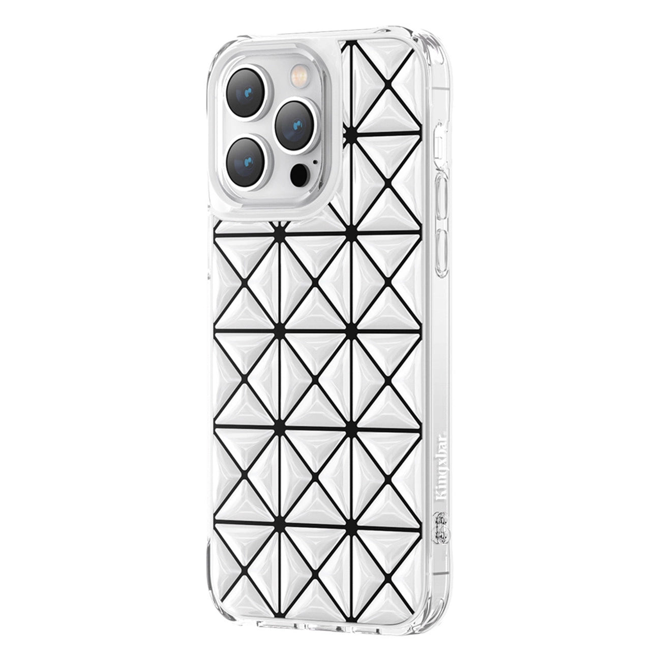 Kingxbar Miya Series case for iPhone 14 Pro Max back cover white_0