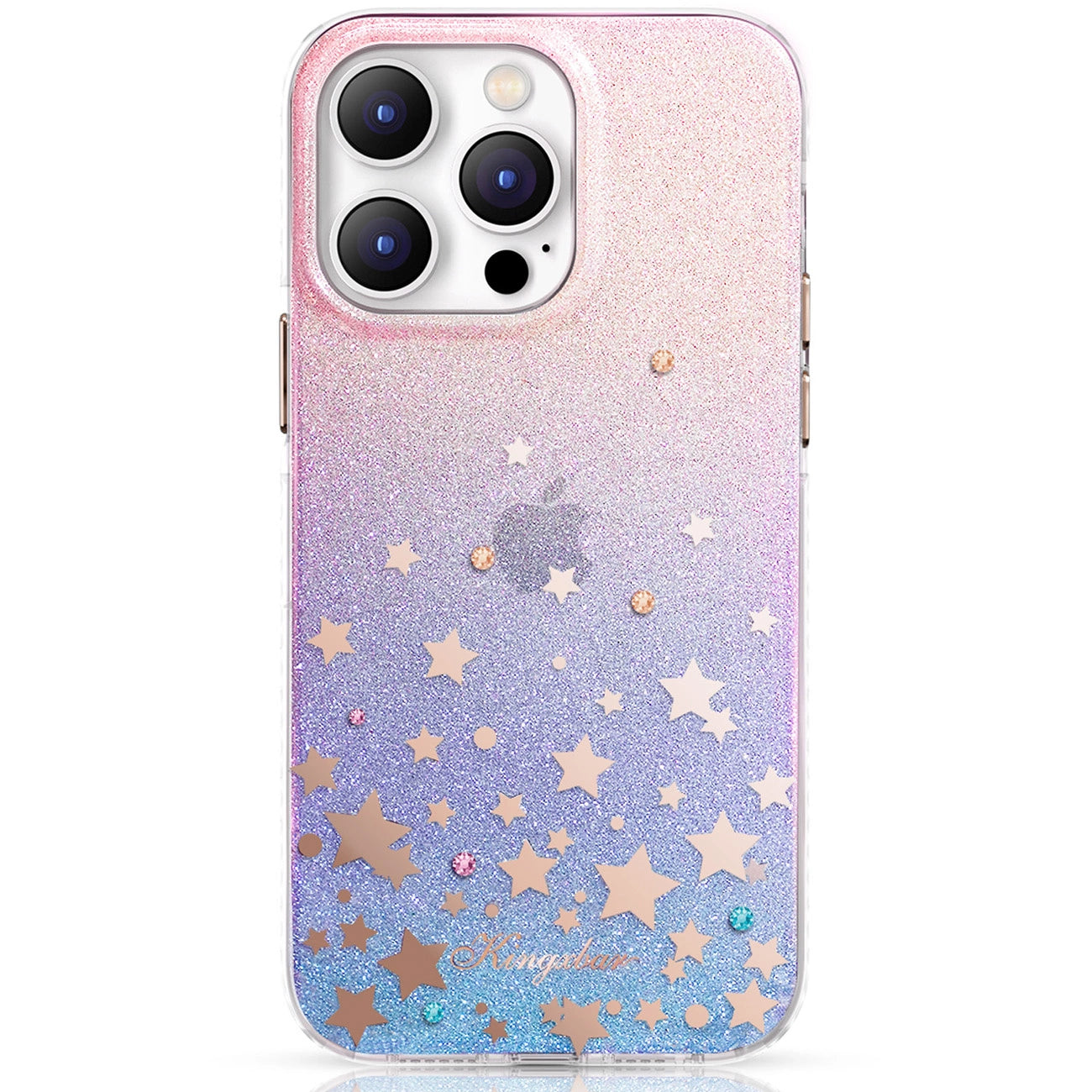 Kingxbar Heart Star Series case for iPhone 14 Plus case with zodiac stars_1