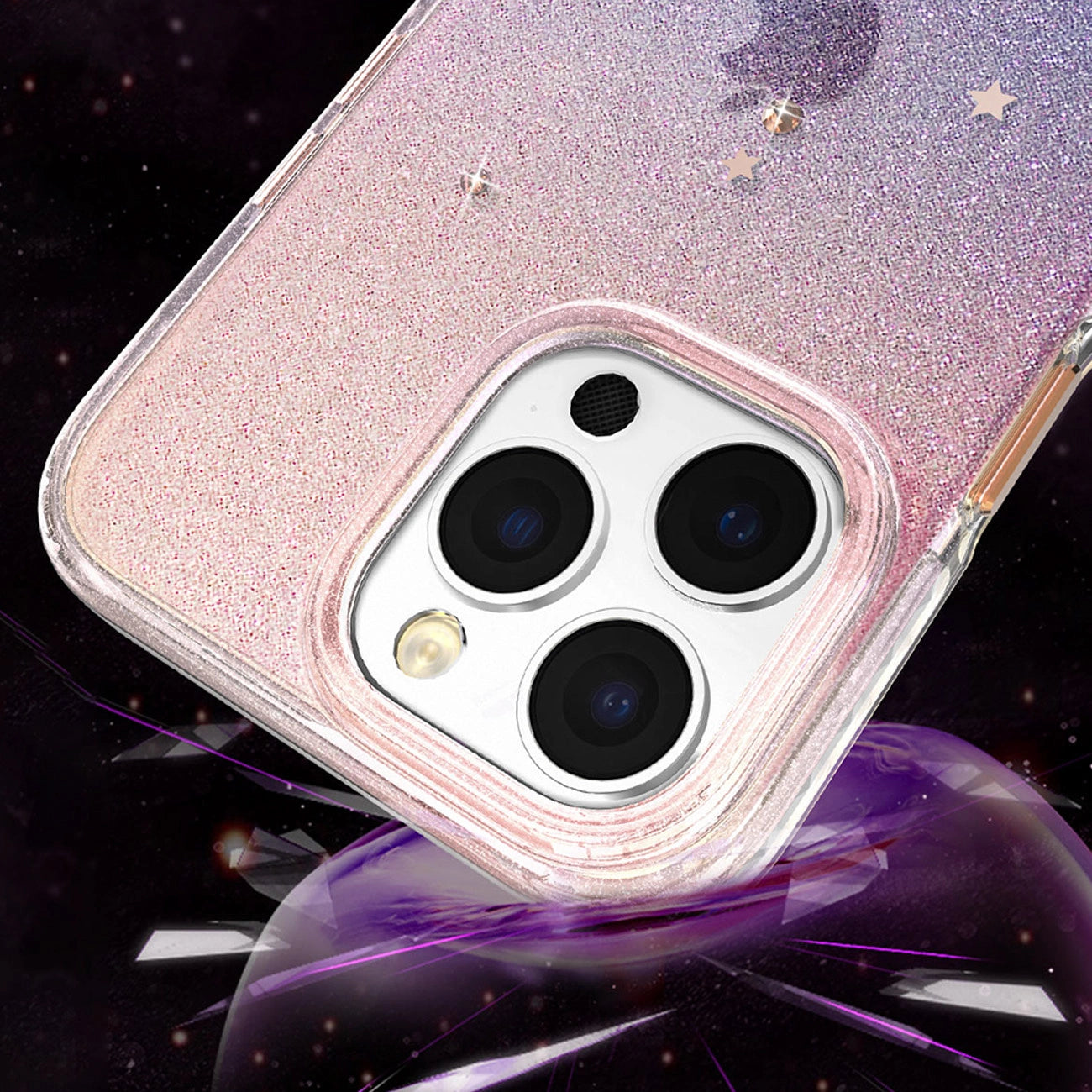 Kingxbar Heart Star Series case for iPhone 14 Plus case with zodiac stars_5