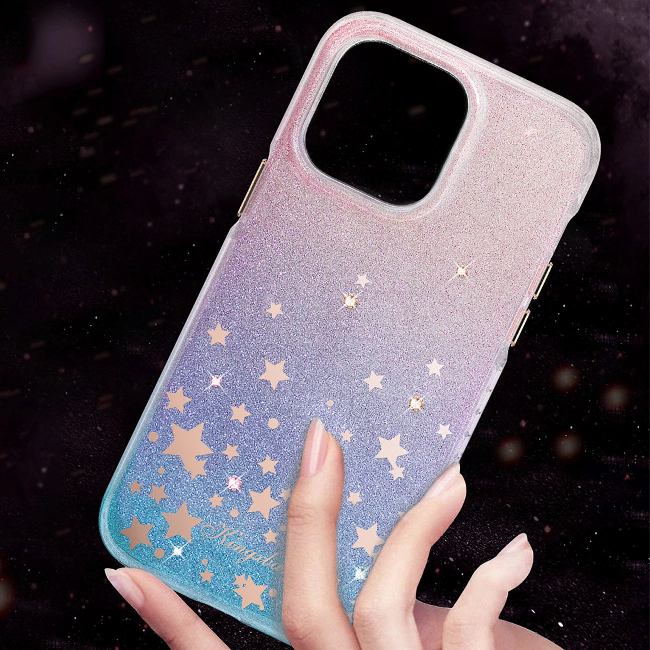 Kingxbar Heart Star Series case for iPhone 14 Plus case with zodiac stars_7