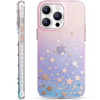 Kingxbar Heart Star Series case for iPhone 14 Plus case with zodiac stars_8
