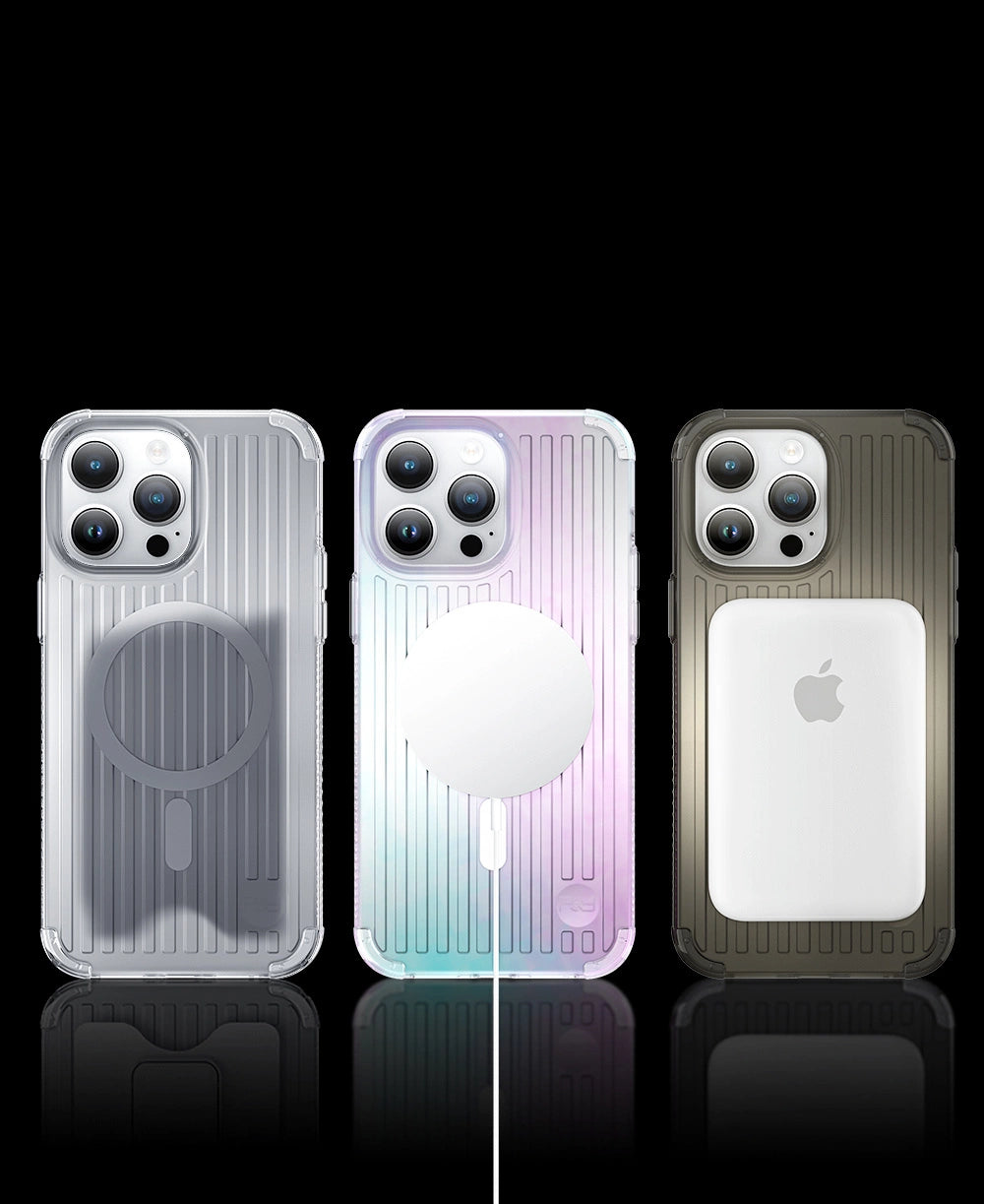 Kingxbar PQY Go Out Series magnetic case for iPhone 14 Plus MagSafe black_11