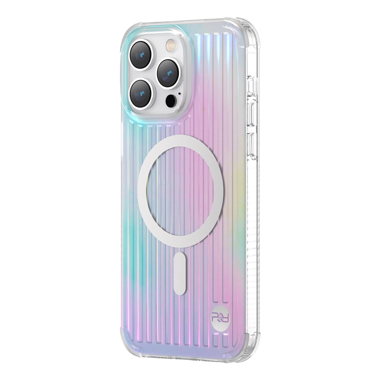 Kingxbar PQY Go Out Series magnetic case for iPhone 14 Plus MagSafe laser color_0