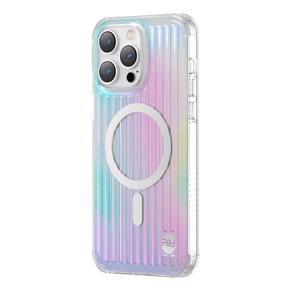 Kingxbar PQY Go Out Series magnetic case for iPhone 14 Plus MagSafe laser color_0