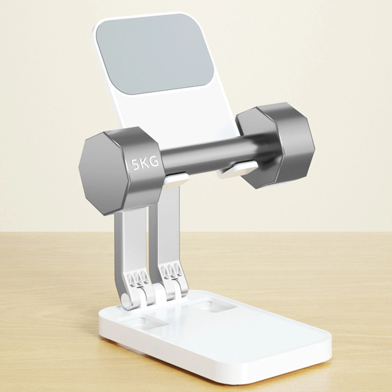 Folding phone stand for tablet (K15) - white_2