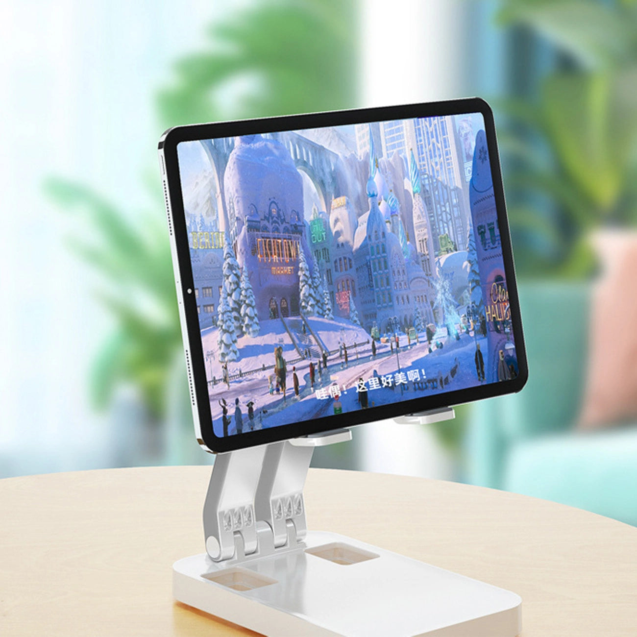 Folding phone stand for tablet (K15) - white_6