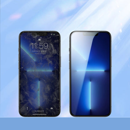 Joyroom Knight 2,5D TG Tempered Glass for iPhone 14 Plus Full Screen with Frame Transparent (JR-H03)_6