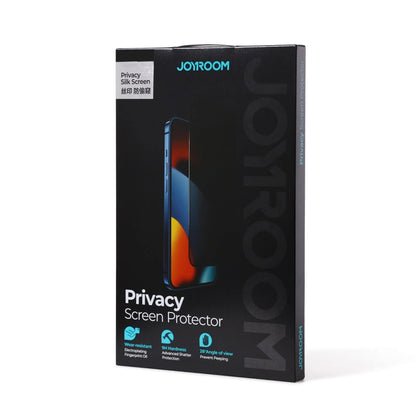 Joyroom Knight 2.5D Privacy TG Tempered Glass for iPhone 14 Plus with Anti-Spy Filter Full Screen with Frame Transparent (JR-P03)_4