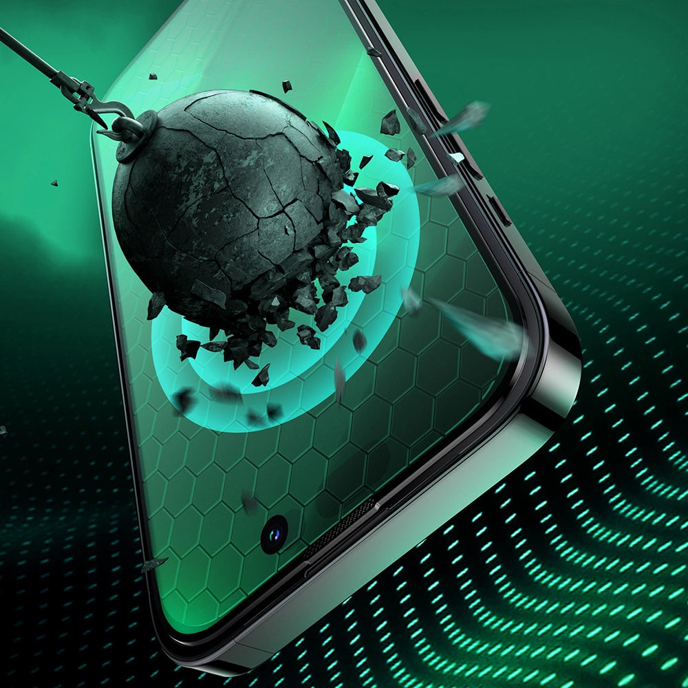 Joyroom Knight Green Glass for iPhone 14 with Full Screen Anti Blue Light Filter (JR-G01)_7