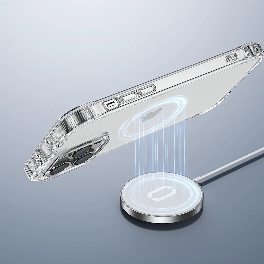 Joyroom Defender Series Case Cover for iPhone 14 Armored Hook Cover Stand Clear (JR-14H1)_5