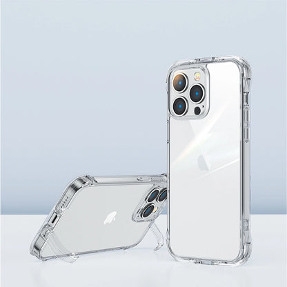 Joyroom Defender Series Case Cover for iPhone 14 Pro Max Armored Hook Cover Stand Clear (JR-14H4)_1