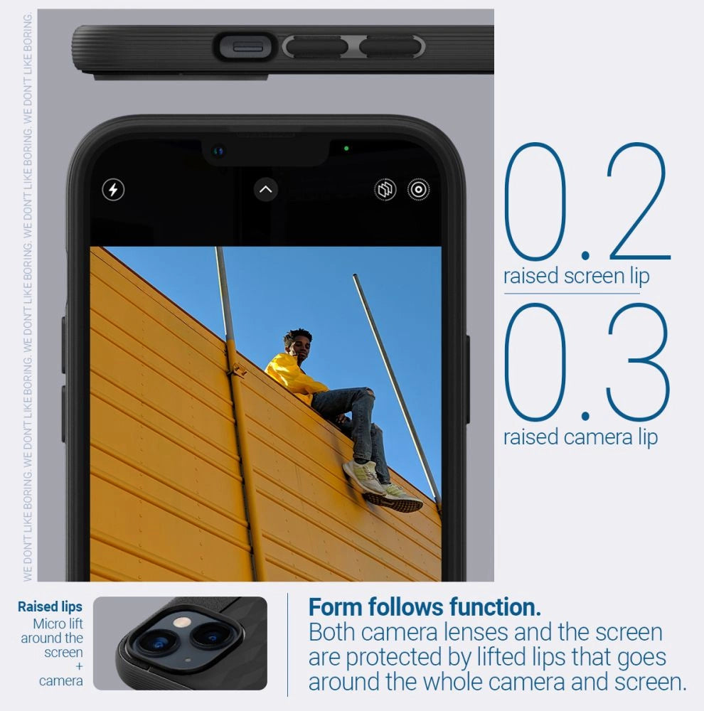 Caseology Parallax Mag MagSafe iPhone 14 Plus Case - Matte Black_11