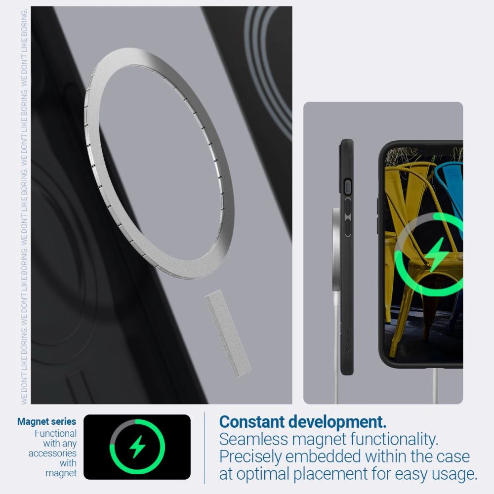 Caseology Parallax Mag MagSafe iPhone 14 Plus Case - Matte Black_12