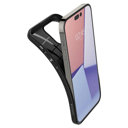 Spigen Liquid Air iPhone 14 Pro Case - Matte Black_8