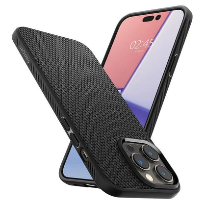 Spigen Liquid Air Case for iPhone 14 Pro Max - Matte Black_14